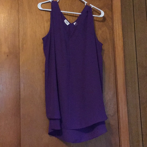 Cato Tops - Sleeveless beautiful Purple Blouse